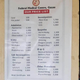 A price list for medical treatment at a hospital in Nigeria lists oxygen as one of the more expensive treatments.